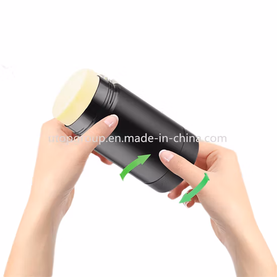 SRS Пластиковый косметический бесплатный образец 75 г Круглый пустой контейнер для дезодоранта